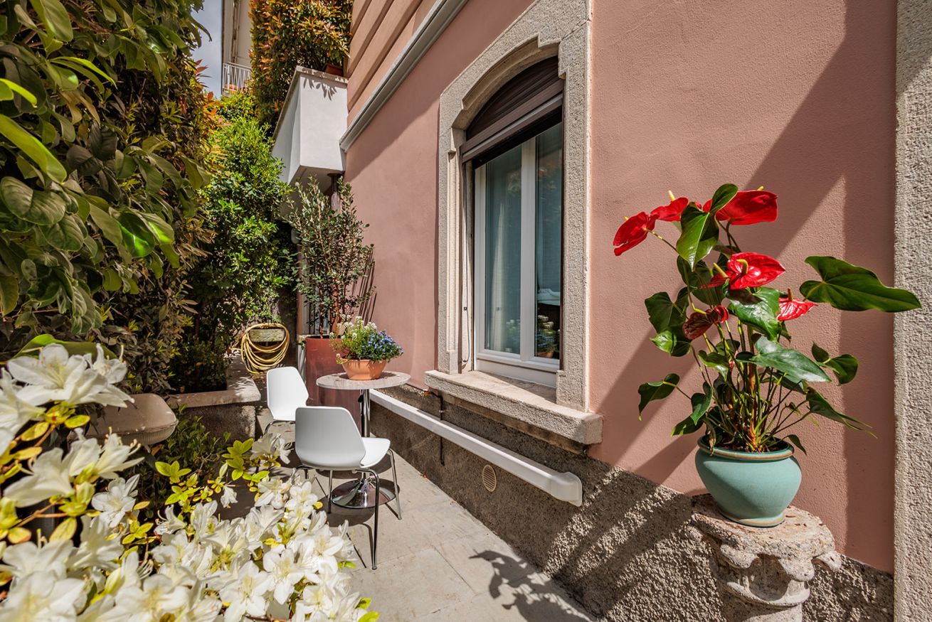 liberty villa appartamento Bergamo casa vacanze esterno
