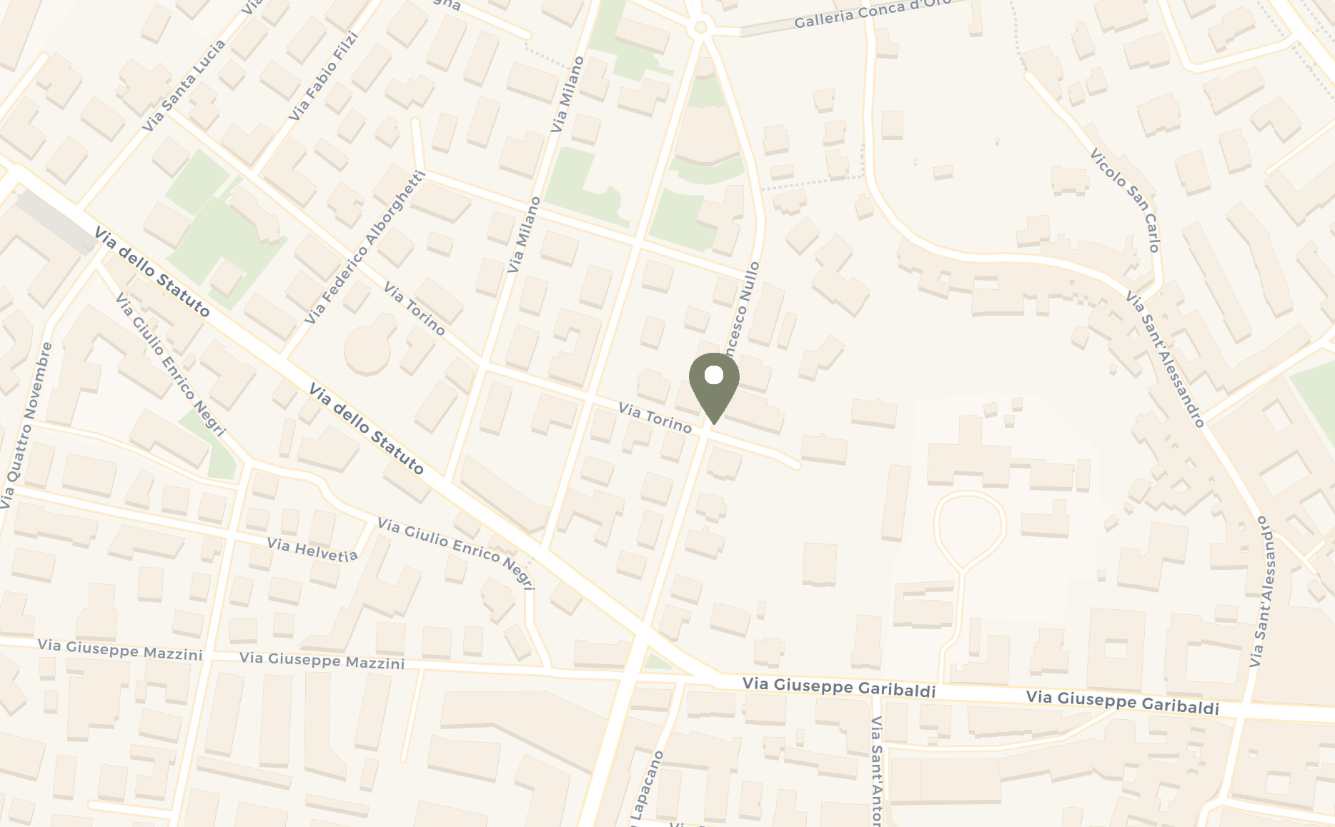 Mappa Bergamo Liberty Villa